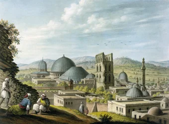 Jerusalem vom Westen, veröffentlicht von William Watts, 1805